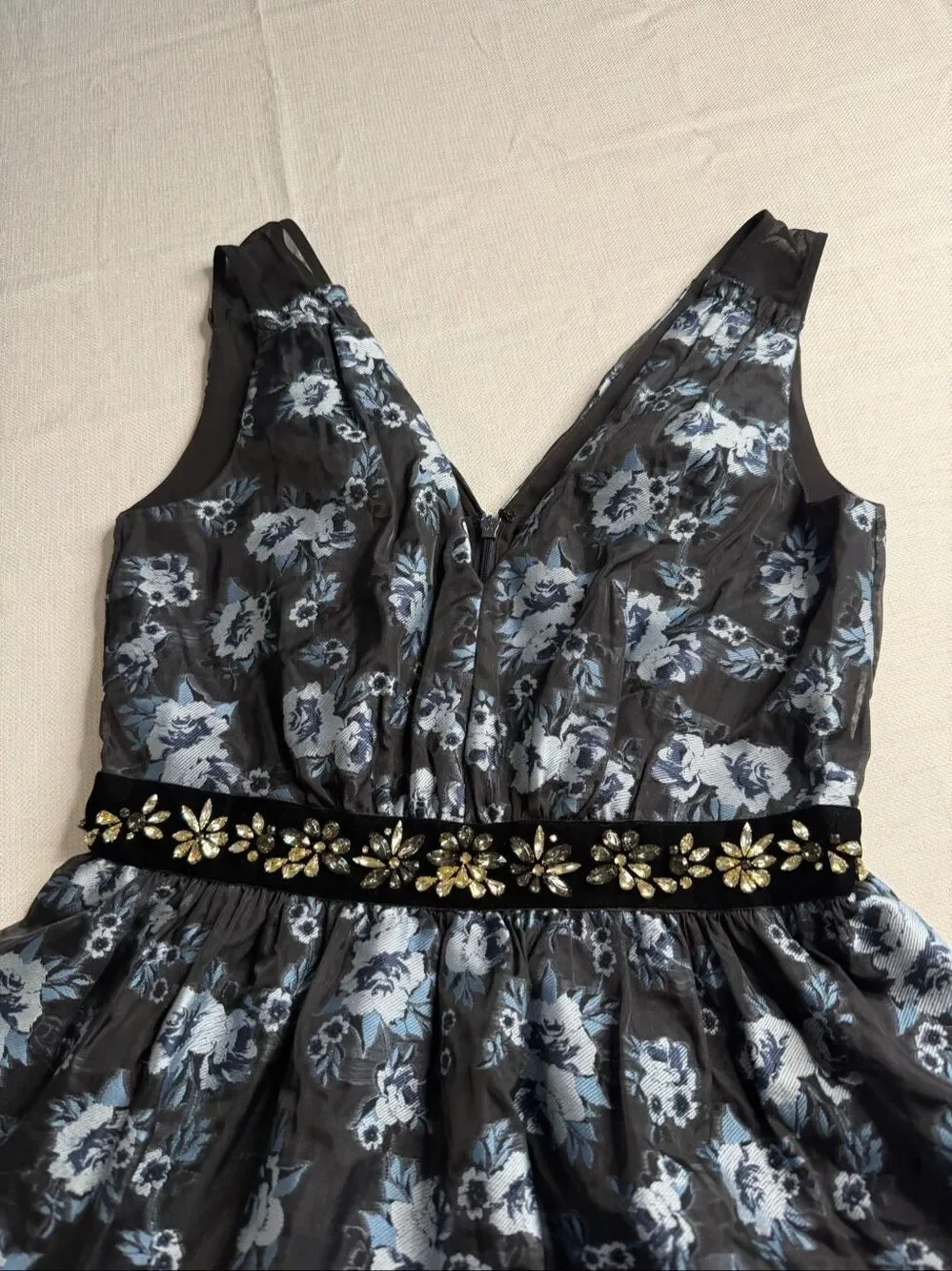 Kate Spade New York Prairie Rose Jewel Cocktail Dress Size 2